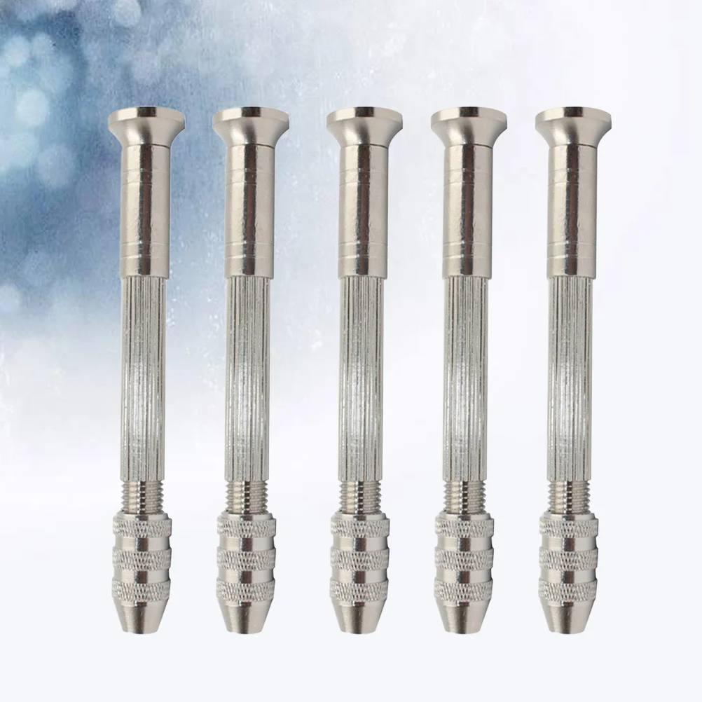 5 Pcs Hand Drill Jewelry Engravings Precision Stainless Steel Wen Wan Woodworking