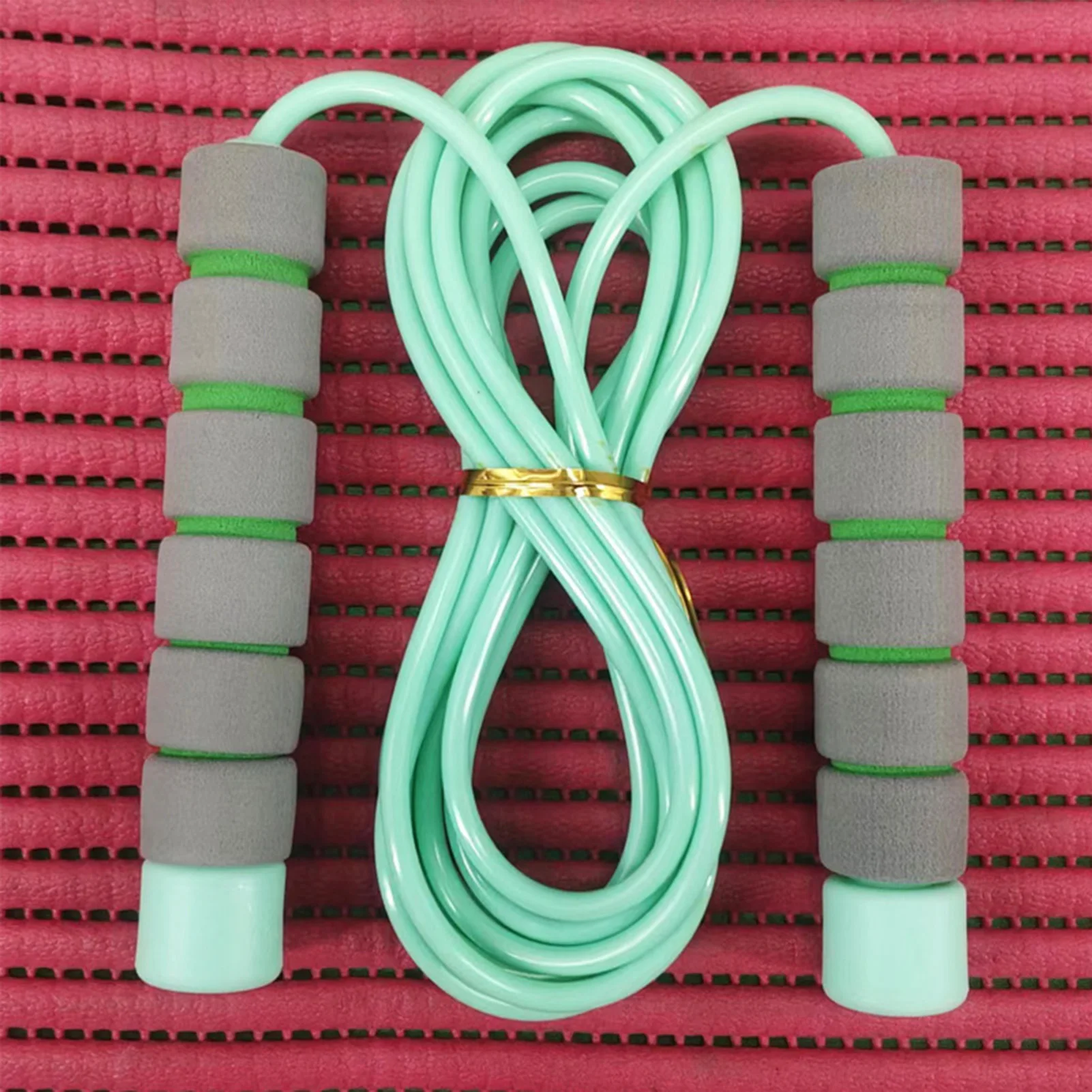 حبل الطفر للطلاب 2.4 متر مقبض رغوي عالمي مضاد للانزلاق حبل الطفر بطول احترافي قابل للتعديل حبل القفز للتدريب #6