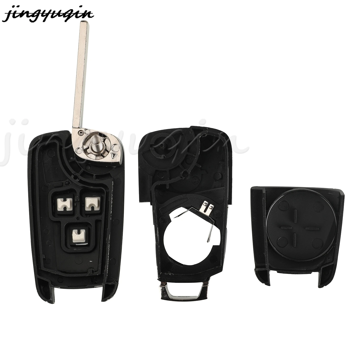 Jingyuqin 2/3/4/5B funda para llave remota para Chevrolet Cruze Epica Lova Camaro Impala OPEL VAUXHALL Insignia Astra Zafira Buick