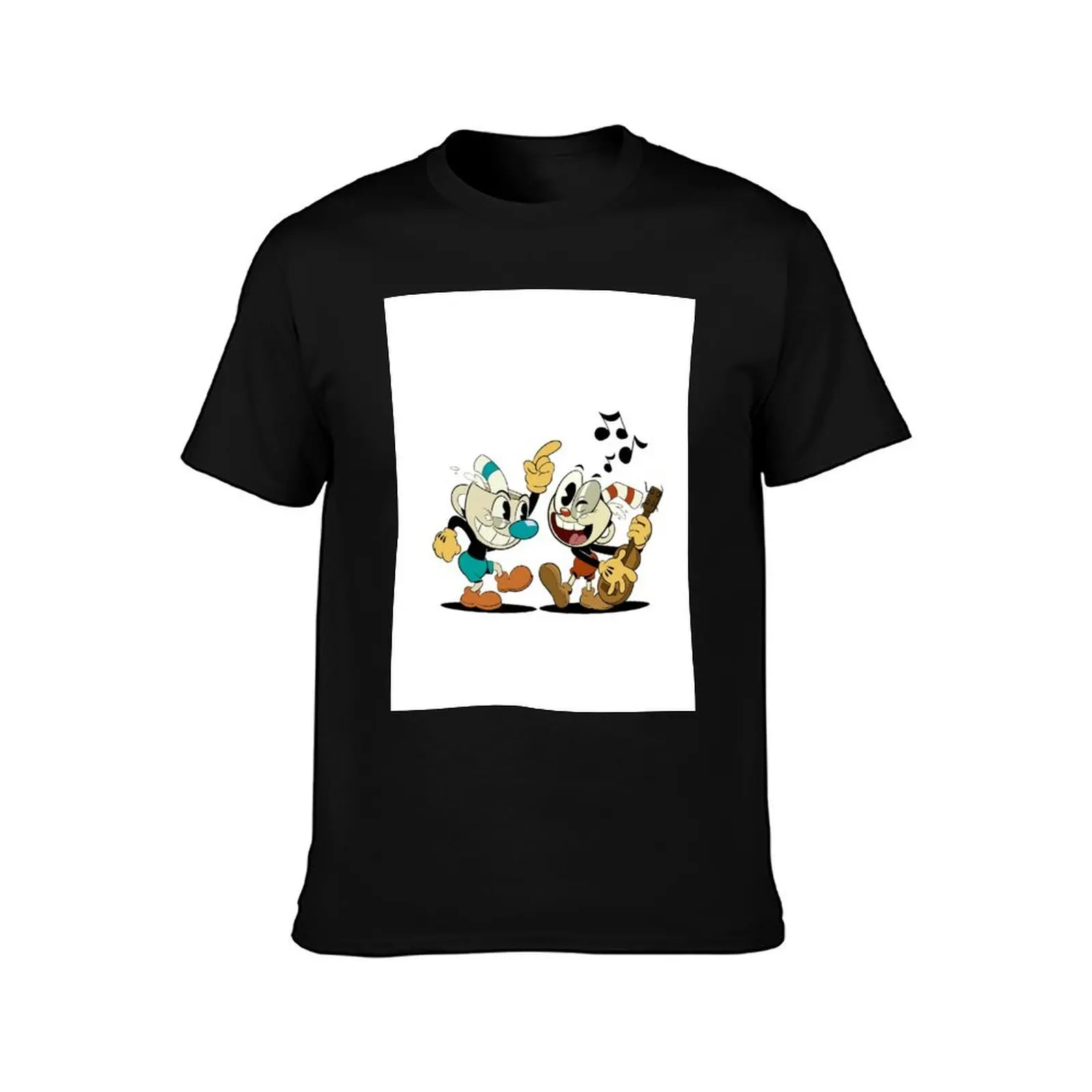 The Cuphead Show T-Shirt Casual Soft Cotton Short Sleeve Tee T-Shirt