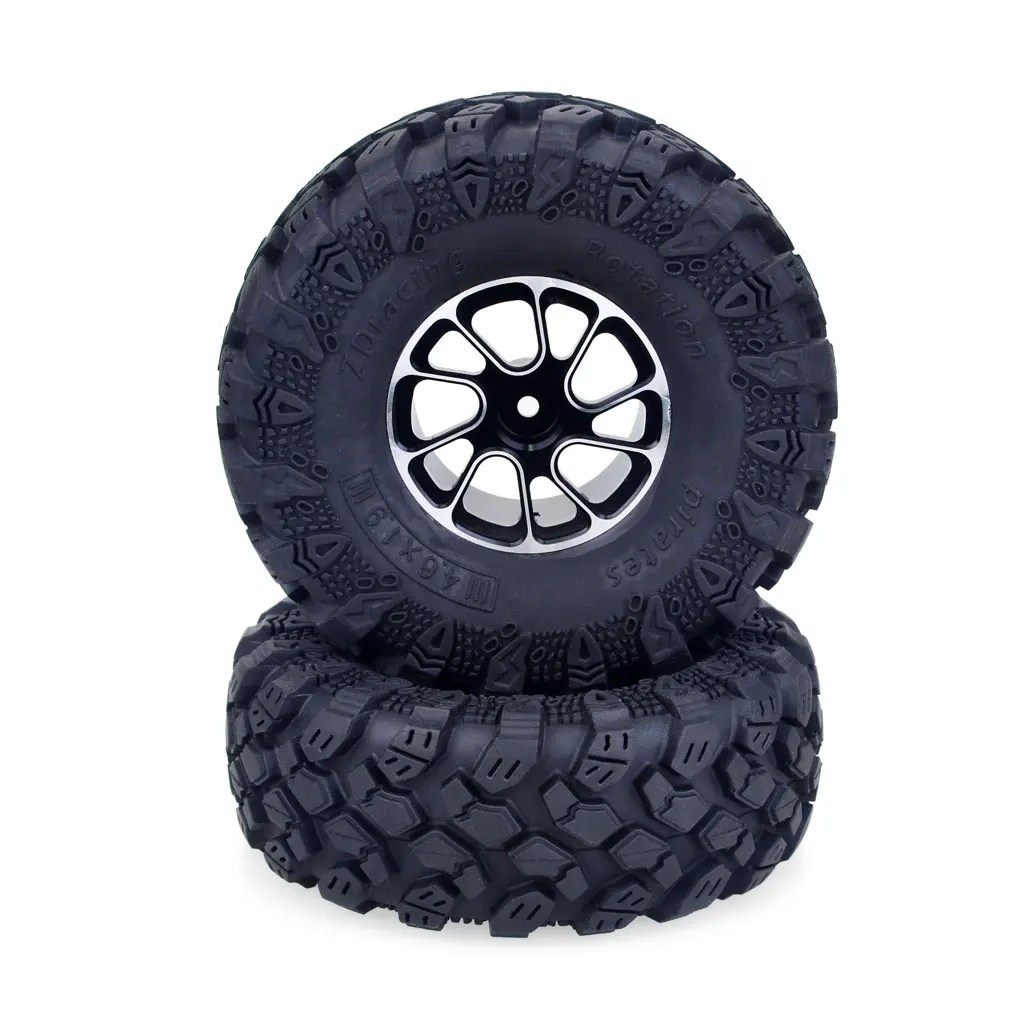 

Pirates 1.9inch Rc Crawler Accessories 1/10 Hub And Tire Simulation Climbing Vehicle Wheel Aluminum Alloy TR4 Axial SCX10 D90