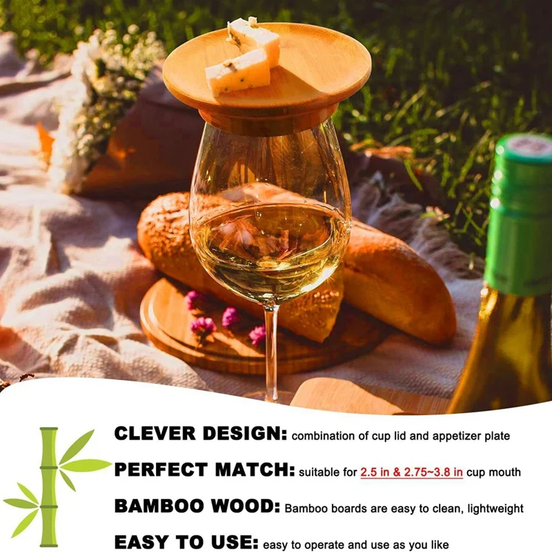 Wine Glass Covers Wood Drinking Glass Lids To Keep Bugs Out Wood Water Glass Toppers Keeps Debris And Dust