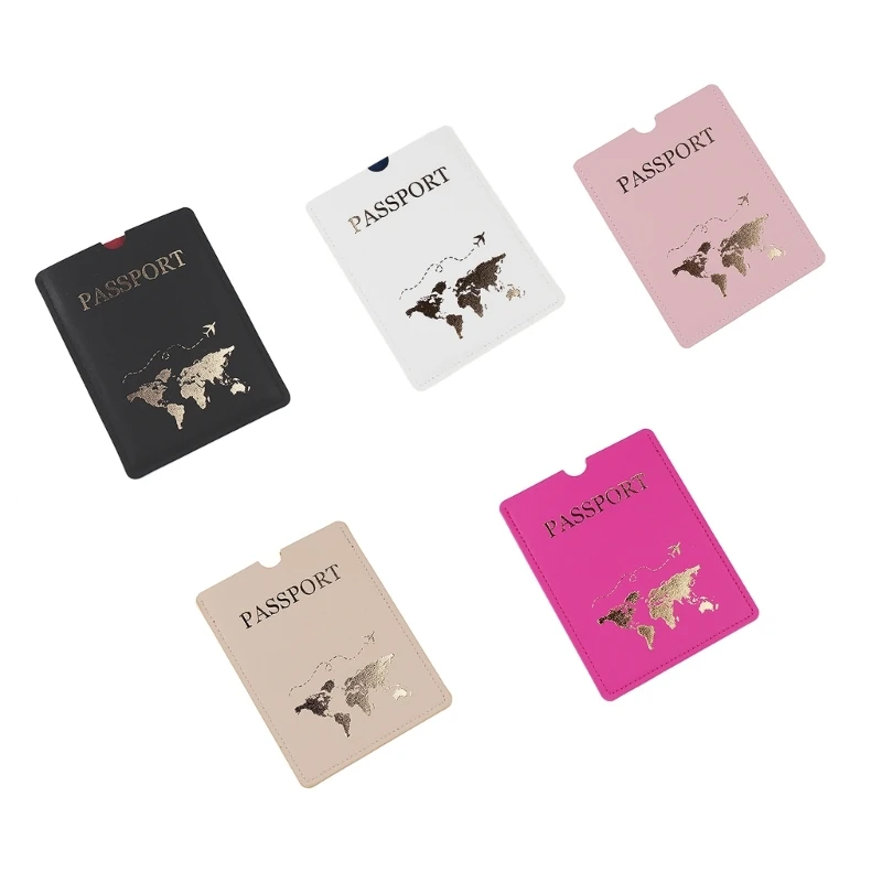 Convenient Simple Plane PU Cover Stylish Credit Card Holder for Adventurers Couples Wedding Gift