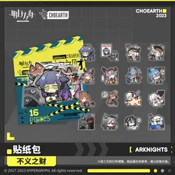 in stock Game Arknights Official Original Stickers Sticker 16 sheets Set Cute Lovely Cosplay Props