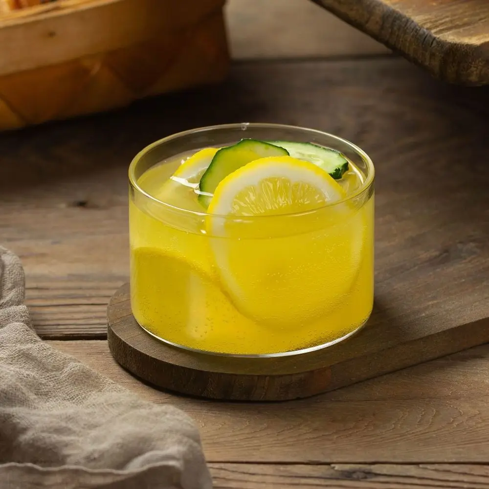 DIY Glas Pudding Tasse Transparent Runde Servierschalen Dessert Tablett Tiramisu