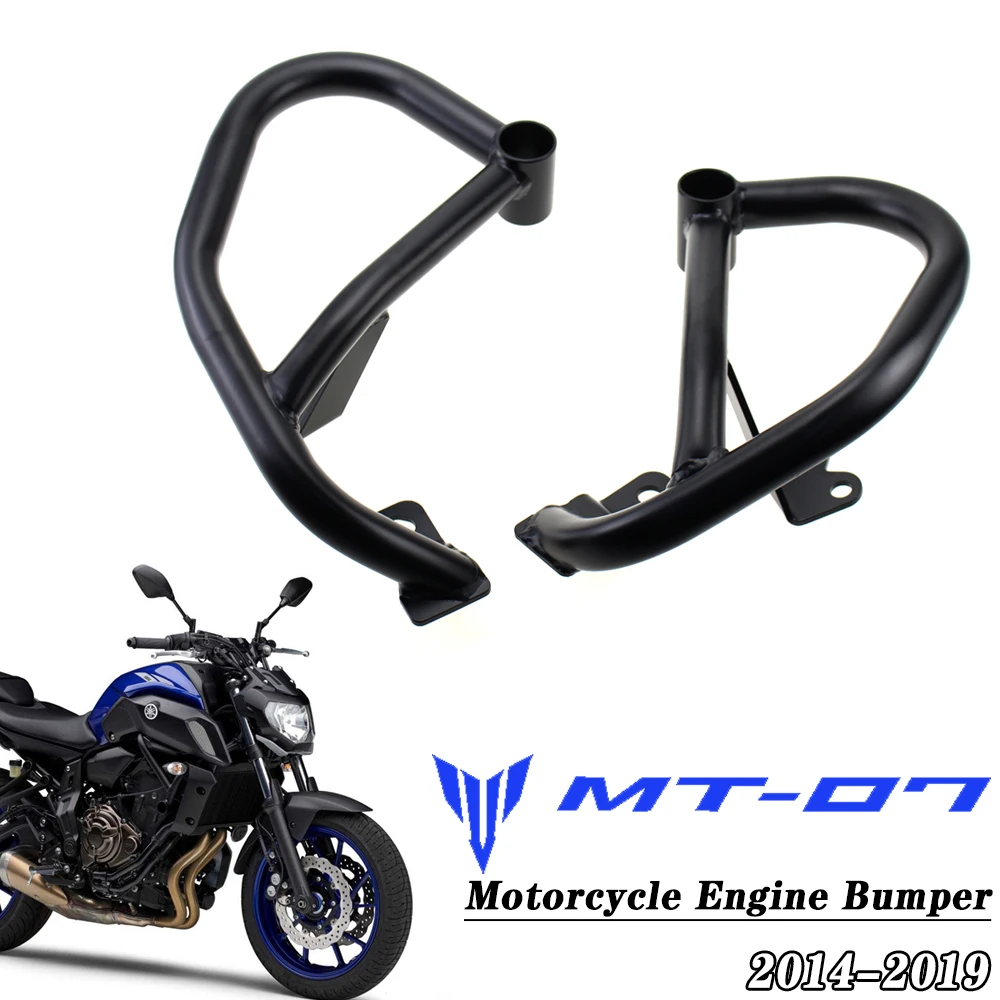 

Мотоциклетные аксессуары для YAMAHA MT-07 MT07 FZ-07 FZ07 2014-2019, защита двигателя, бампер, аварийные бамперы, защита рамы камеры