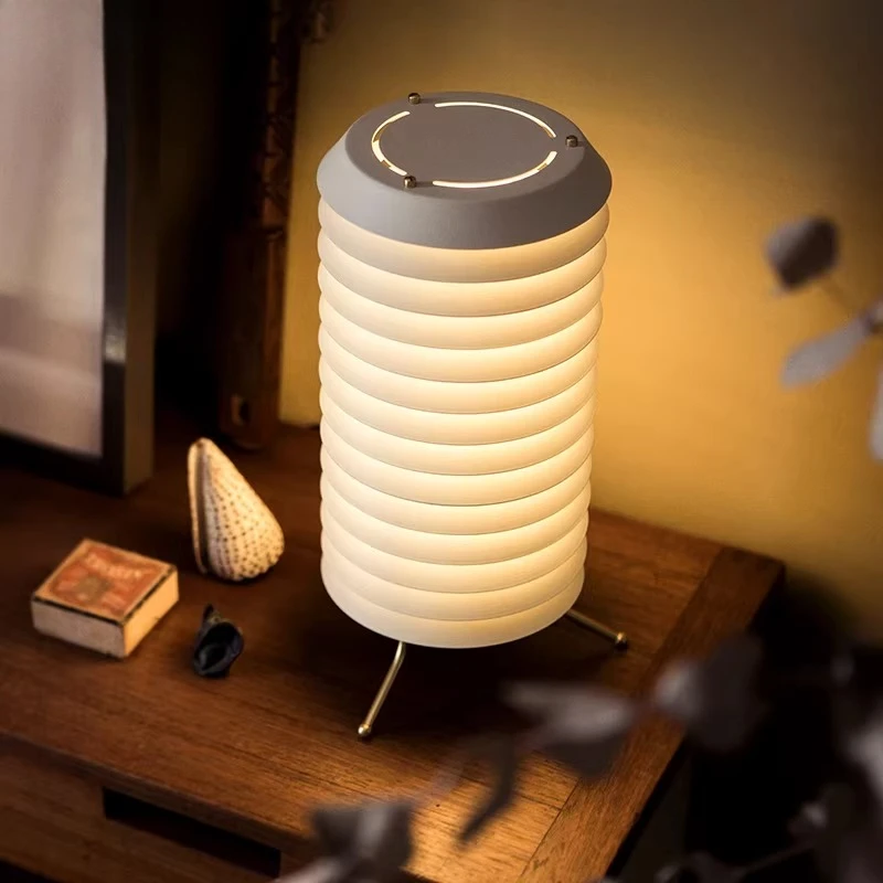 Multi Layer Retro Metal Table Lamps Bedroom Bedside Living Dining Room Study Designer Creativity Bauhaus Decorative Floor Lights