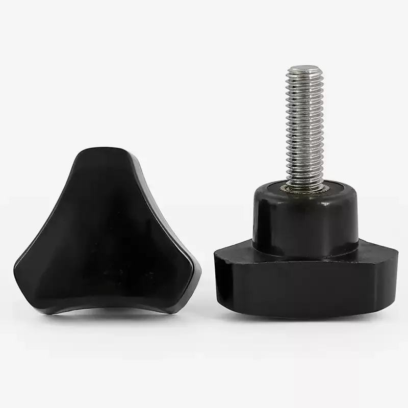M4 M5 M6 M8 SUS304 A2 Stainless Steel Circular Knob Triangular Rubber Head Hand Screw Bolt Arc Knob - view 5
