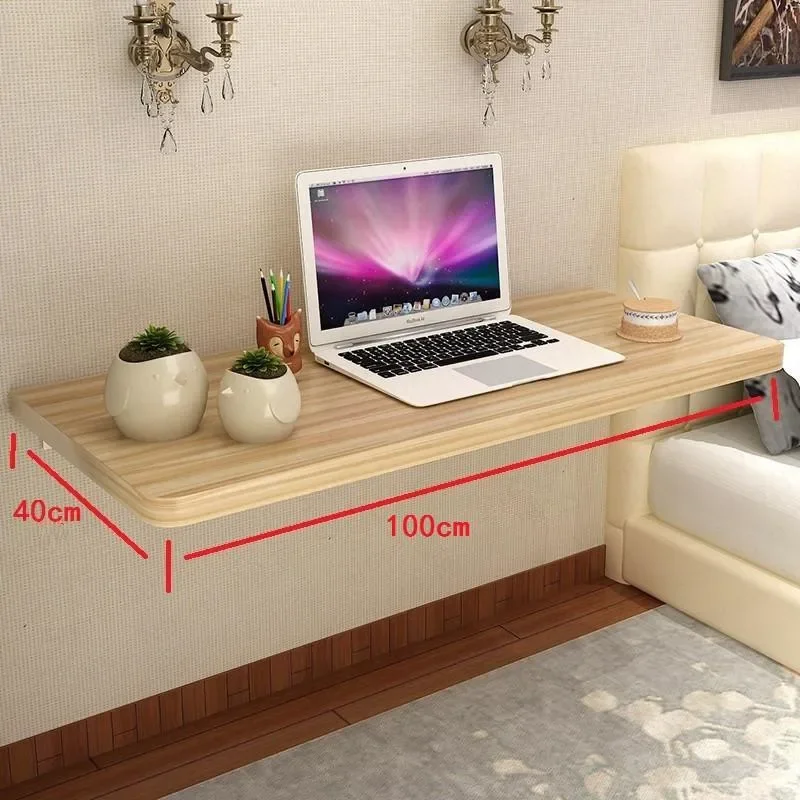 Mesa de pared para el hogar, escritorio de comedor plegable, escritorio de computadora colgante Simple, mesa montada en la pared sin taladro,