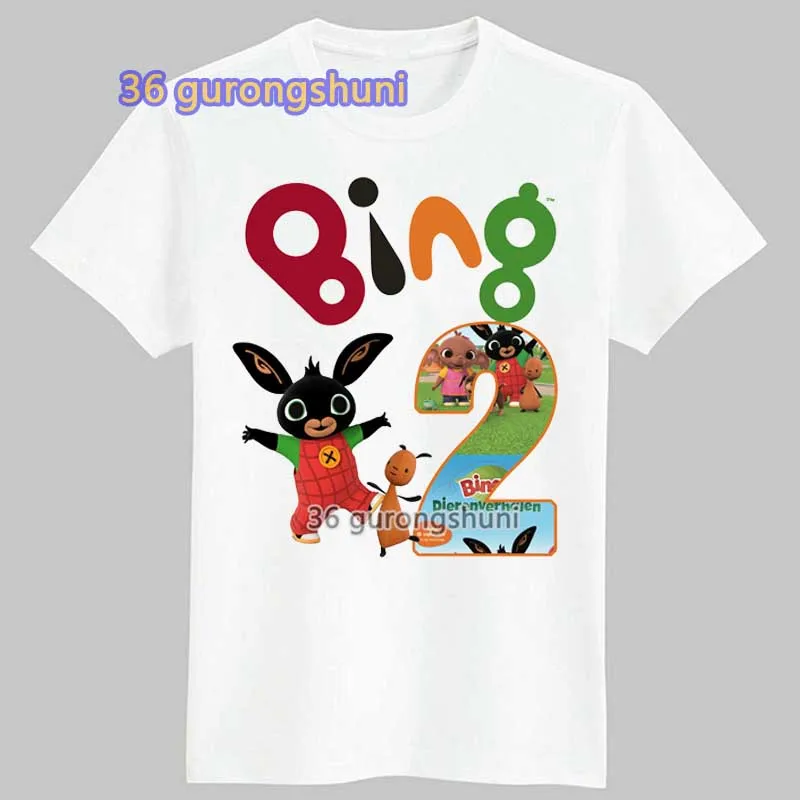 Cartoon t Shirt For Girls Tshirt children clothing bunny Girl t-shirts Kids Clothes Short Sleeve Boys Rabbits Graphic t Shirts