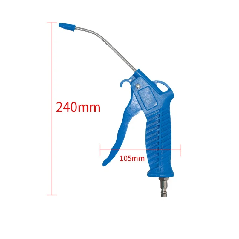 Kit de pistola de sopro de poeira de ar resistente de 4x6mm, removedor de pistola de espanador de ar de mangueira de tpu enrolado pneumático de 50cm