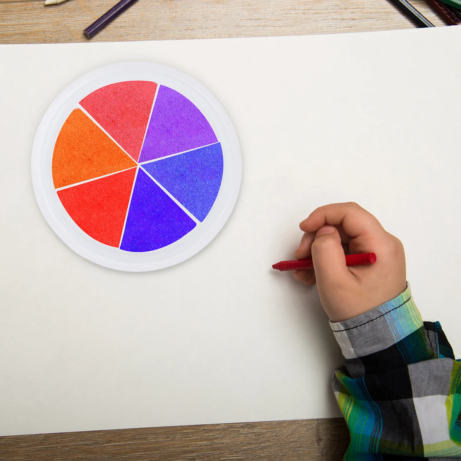 10 Stück leere Stempelkissen für Fingermalerei, Kinder, DIY-Stempelkissen, keine Farbe, hohe Dichte, nachfüllbar, Bastel-Stempelkissen-Set