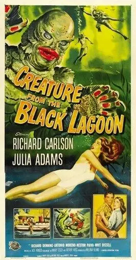 CREATURE FROM THE BLACK LAGOON MOVIE POSTER II 3 Sizes