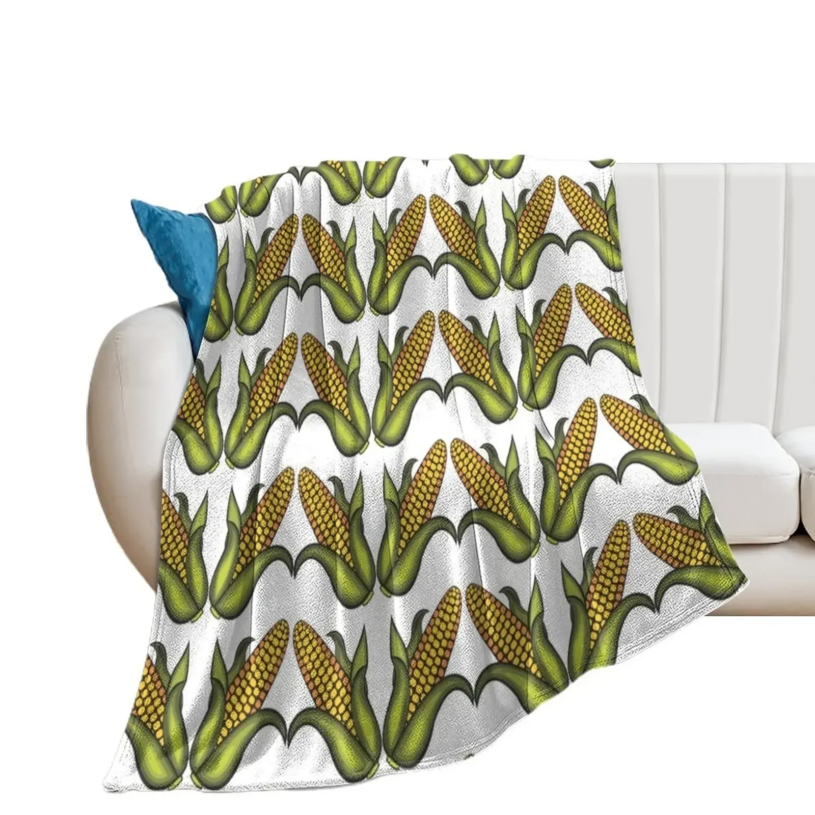 

corn on the cob Throw Blanket Luxury Designer Luxury St Blankets