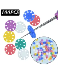 100Pcs/bag Dental Root Canal File Disinfection Marking Circle Ring Silicone Counting Stopper Endo Files Counters Material