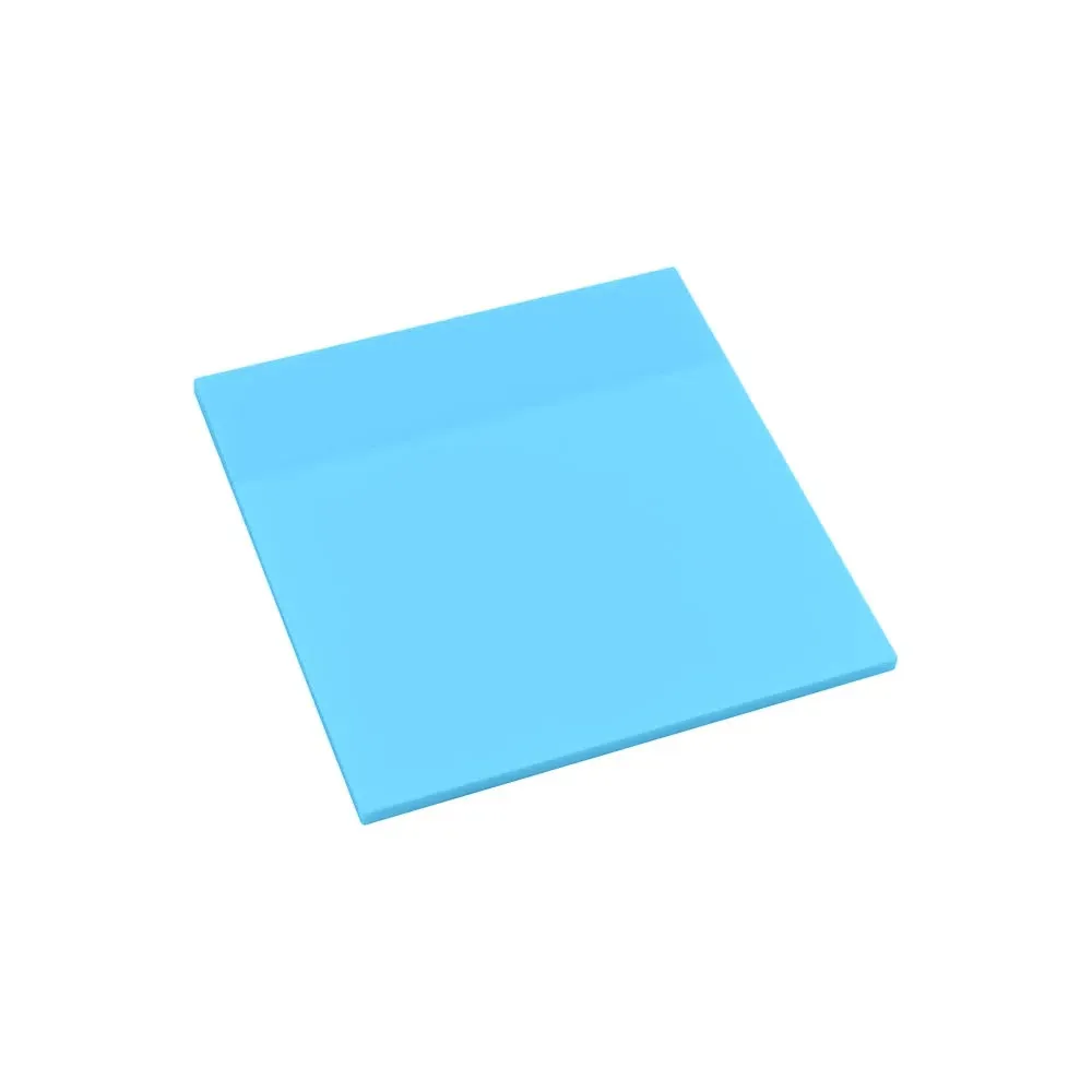 Transparent 75x75MM 50Fls Pet Blue Pastel Sticker Block-EI151