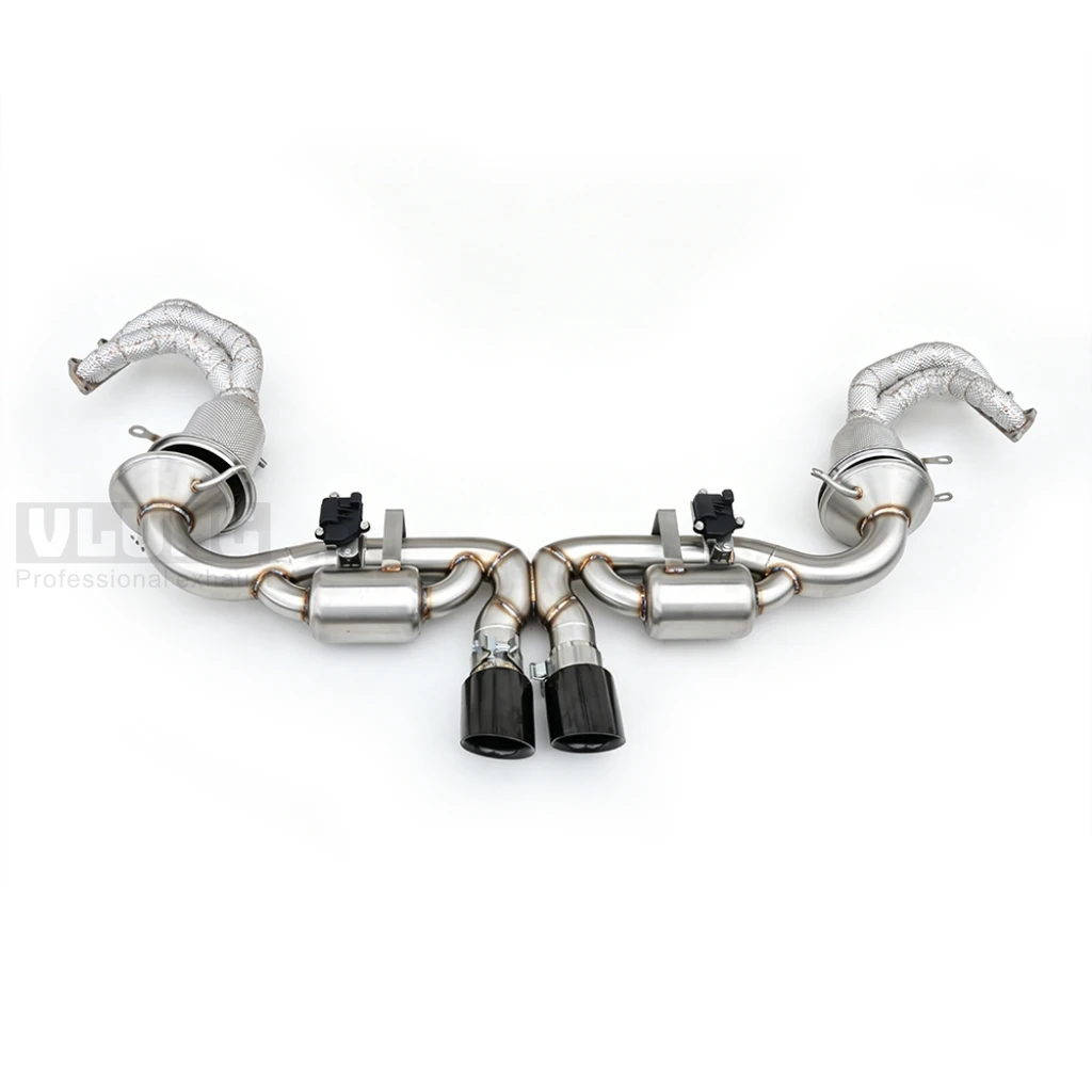 Exhaust valve for Porsche 992 GT3 4.0 2021-2026 stainless steel with valve control exhaust, high-performance cat back exhaust wi