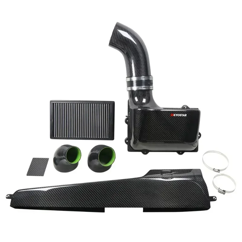 Black High Quality Real 100% Carbon Fiber 4'' Cold Air Intake System for Seat MK7 Leon Cupra 5F