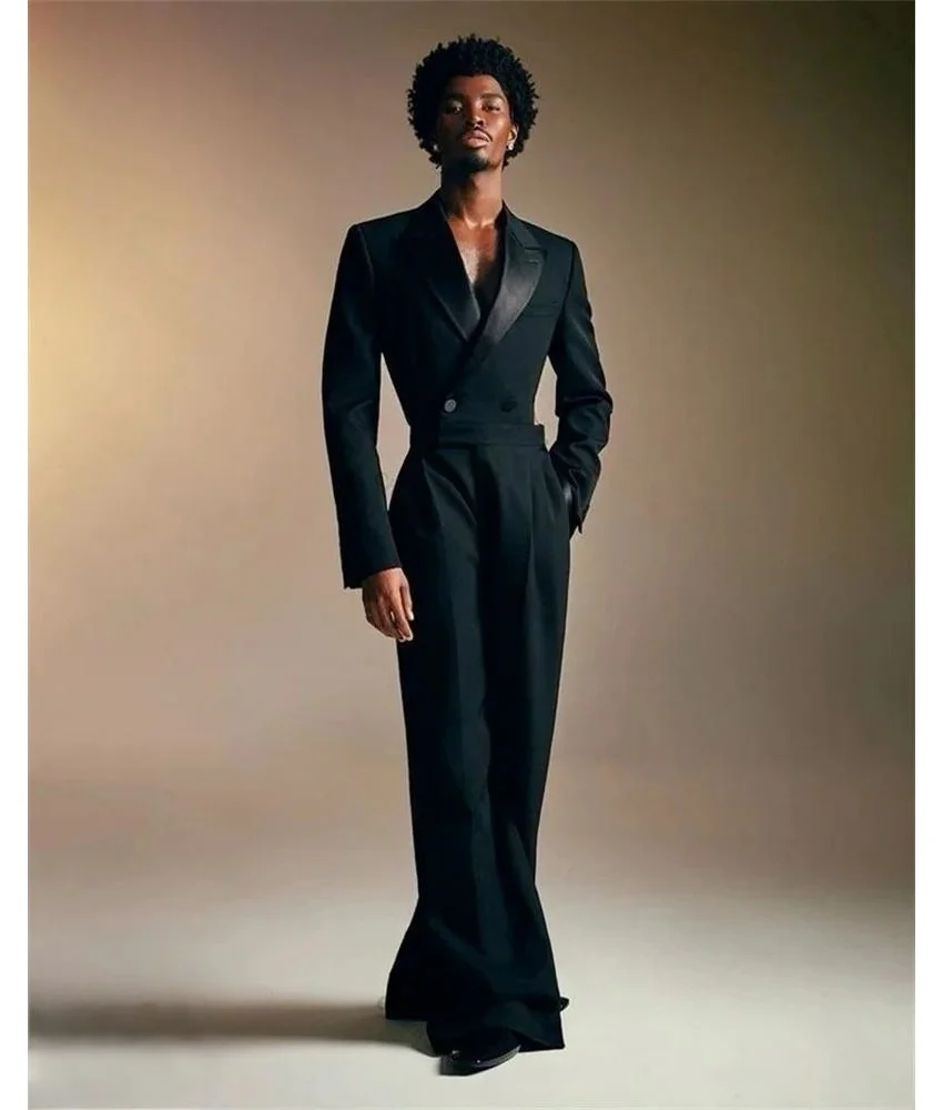 

Modern Men's Formal Suit,Double Breasted Wedding and Prom Wear.Temperament Men's Stage Costume.Casual suit.