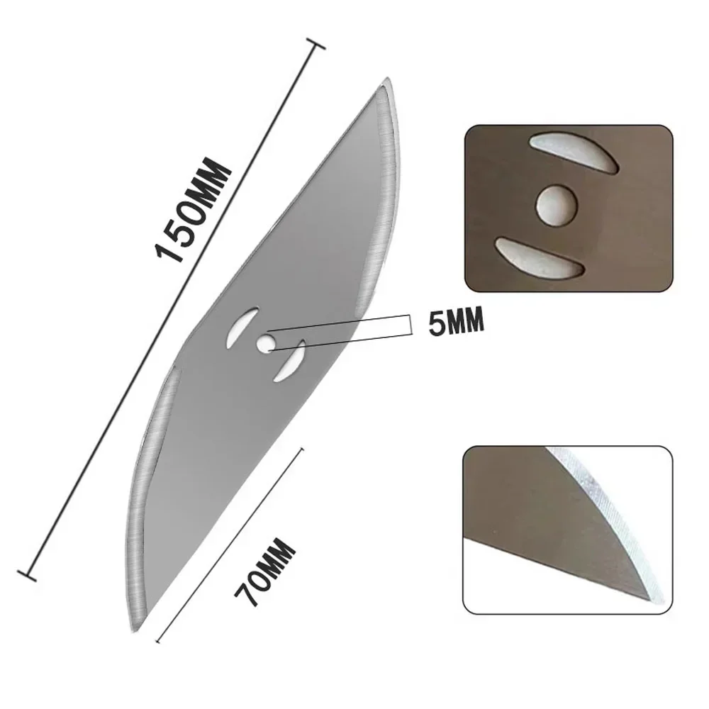 1-30PCS Replacement Saw Blades Handheld Lawn Mower Fittings 15cm 150mm Metal Grass String Trimmer Head Home Garden Power Tool