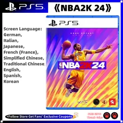 Sony Nieuwe Echte Gelicentieerde Playstation 5 Ps5 Nba2k24 Game Cd-Game Kaart Playstation 5 Games Ps5 Schijven Nba2k24 Playstation5