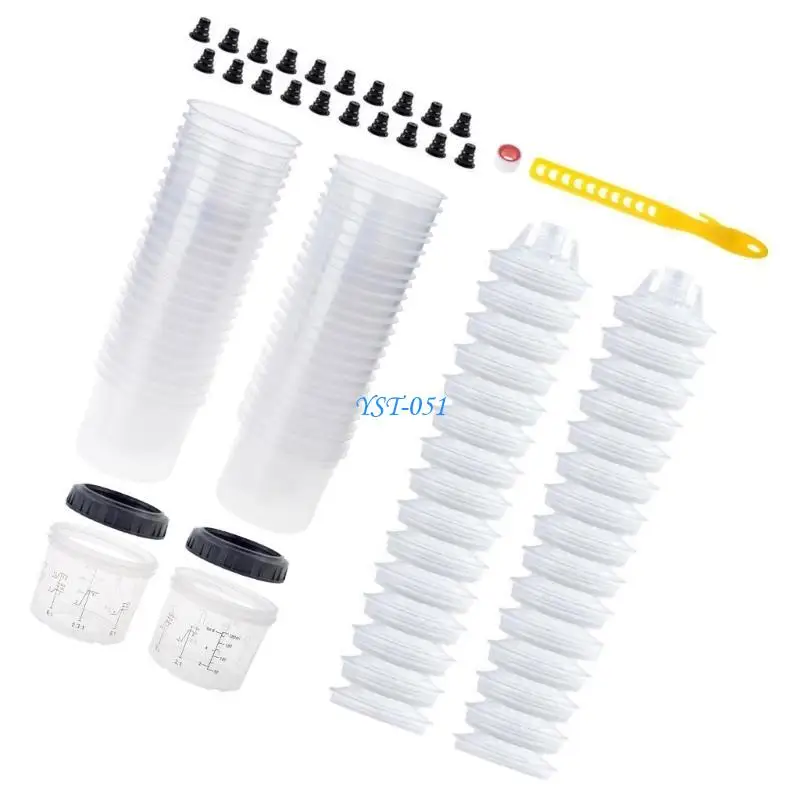 

E15A Accurate Scale Paint Sprayer Mixing Cup Paint Preparation Disposable Cups