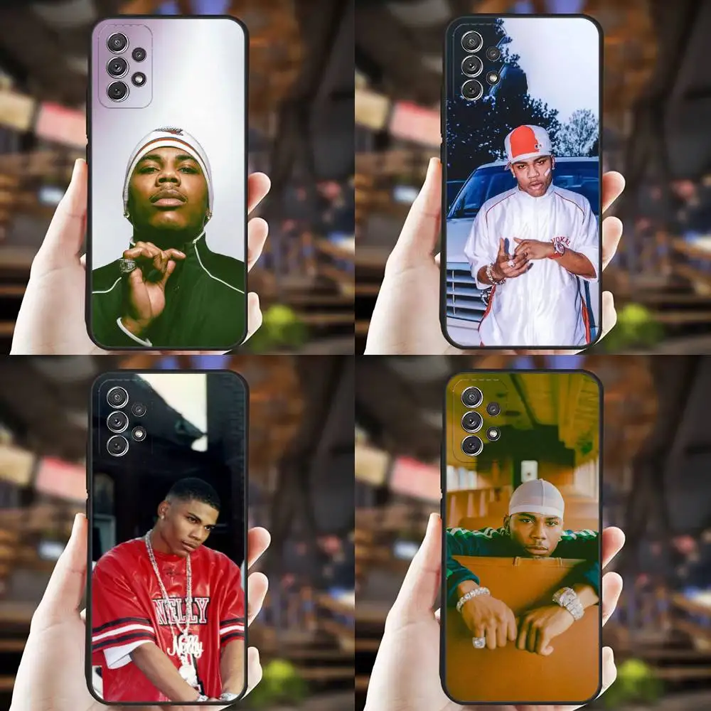 

Rapper N-Nelly Phone Case For Samsung S25,S24,S21,S22,S23,S30,Ultra,S20,Plus,Fe,Lite,Note,10,9,5G Black Cover