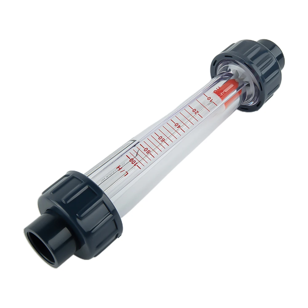 Plastic Tube Water Flow For meter Model LZS-15 for DN15 Pipe Measures Flow Volume with 10-100L Scale and 4% Measurement Accuracy