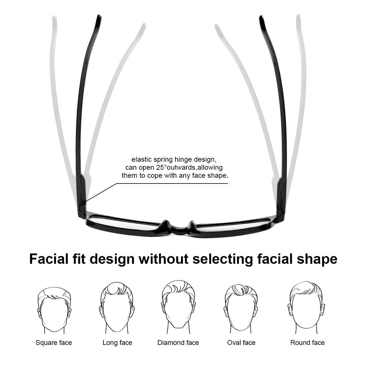 6 قطع من نظارات حجب الضوء الأزرق مربعة الطالب الذي يذاكر كثيرا أسود غير لامع مضاد للأشعة نظارات كمبيوتر شفافة على الموضة
