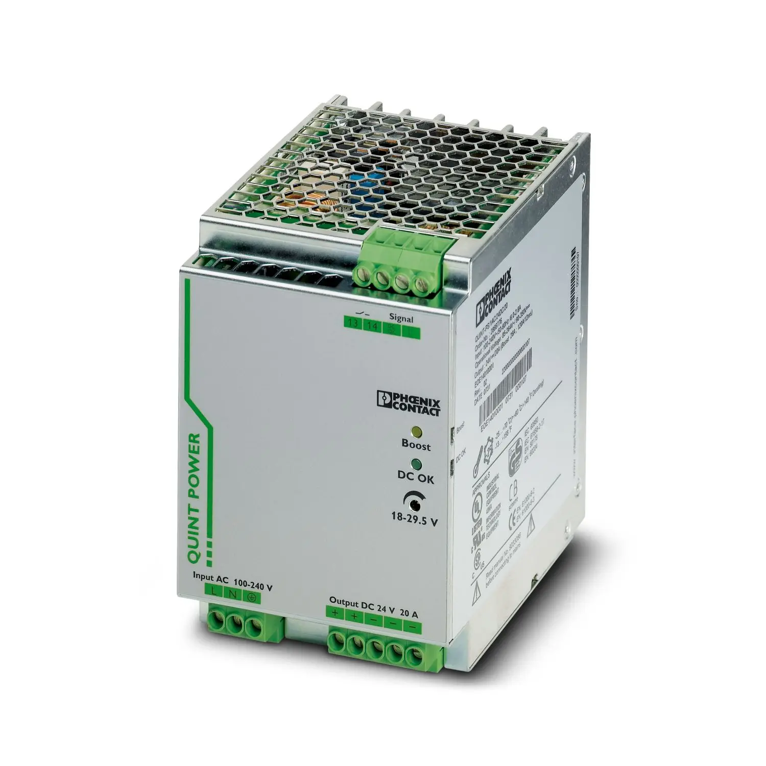 

2866776 QUINT-PS/1AC/24DC/20 Power supply unit