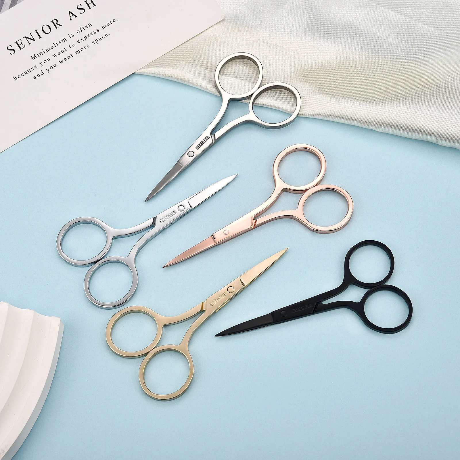 

1 шт., швейные ножницы из нержавеющей стали, портновские ножницы для вышивки, красные ножницы, резак для ткани, швейные инструменты «сделай сам», аксессуары