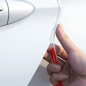 Bandes protectrices anti-égratignures en caoutchouc 5M pour porte de voiture transparentes, bandes protectrices anti-égratignures en caoutchouc, style de voiture, portières latérales, moulures adhésives 8 meilleures ventes de décoration de voiture Suzuki Alto - No 8