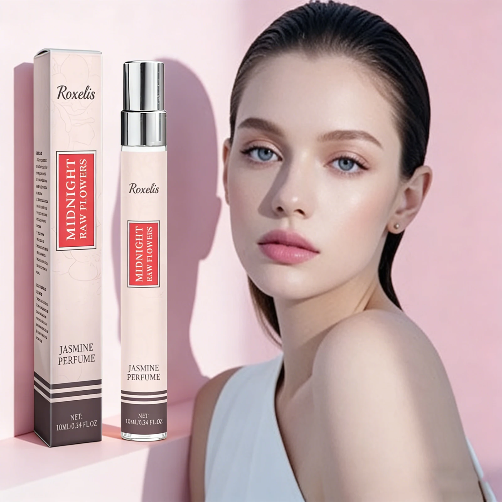 

Roxelis Jasmine Light Fragrance Perfume Natural Fresh Mild Scent Portable Design Delivers Charming Fragrance Ideal for Daily