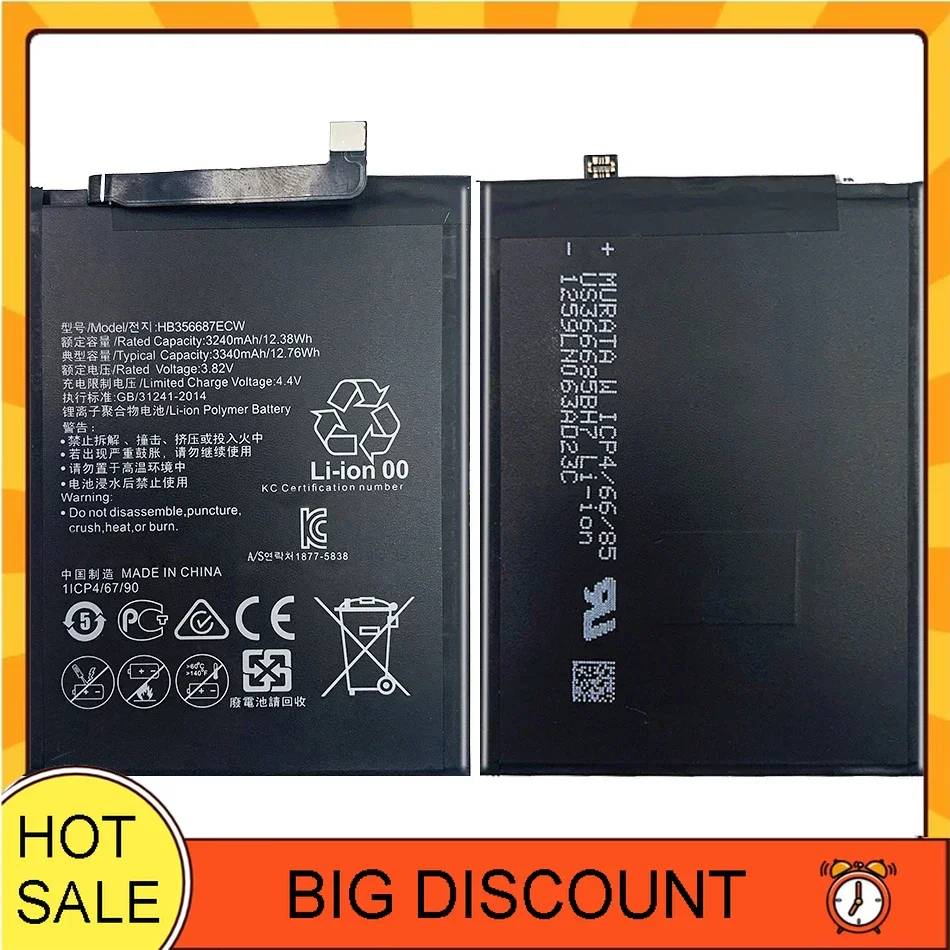 HB356687ECW Battery for Huawei Mate 10 Lite/G10/Nova 2i 3i/for Honor 9i 7X RNE-L01 L02 L03 BND-L21 L22 Portable Batteries Track