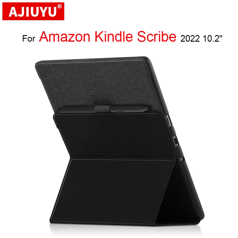 

AJIUYU Case For Kindle Scribe 2022 10.2" Ebook Protective Stand Cover For Kindle Scribe 10.2 Inch PU Leather Smart Cover case