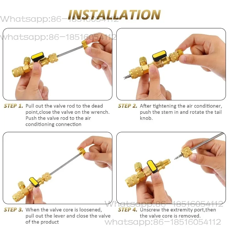 Теплообменник R410A R22, совместимый со стандартами SAE 1/4 и 5/16, подходит для систем HVAC R404A R407C R134A R12 R32