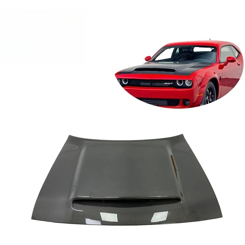 

Demon Style Carbon Fiber Bonnet Car Engine Hood Hot Sell Bodykit For Dodge Challenger