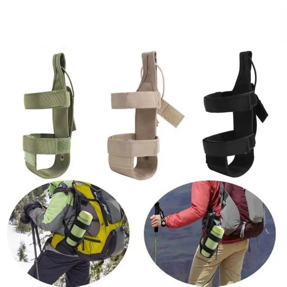 Outdoor Hunting Kettle Bag Cycling Water Bottle Pouch Tactical Molle Holder Storage Bag Foldable Water Bottle Bag for Backpack