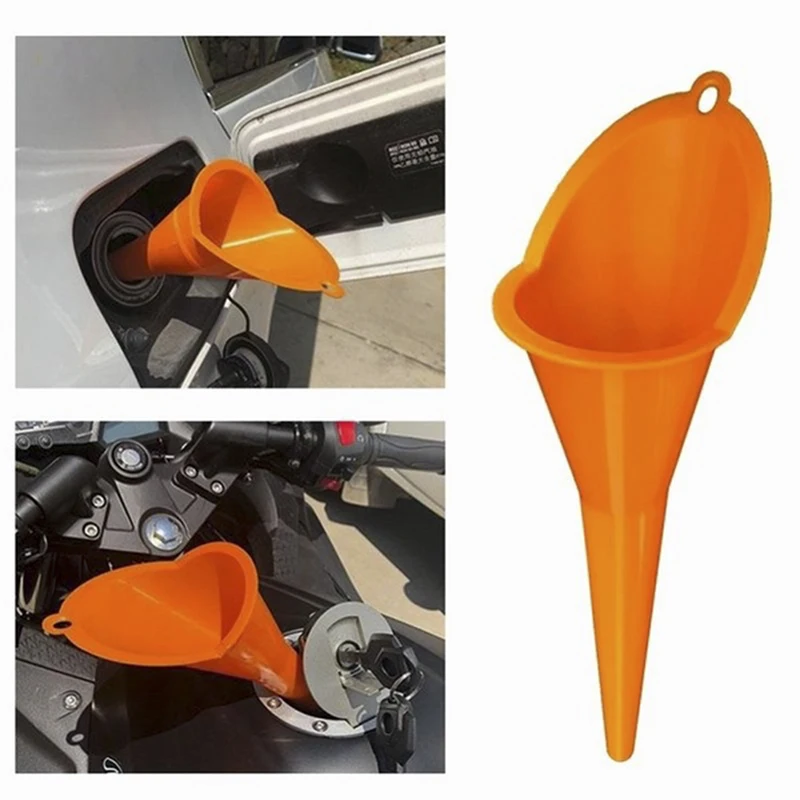 

Motorcycle Car Long Mouth Funnel Plastic Refueling Oil Liquid Spout Filling