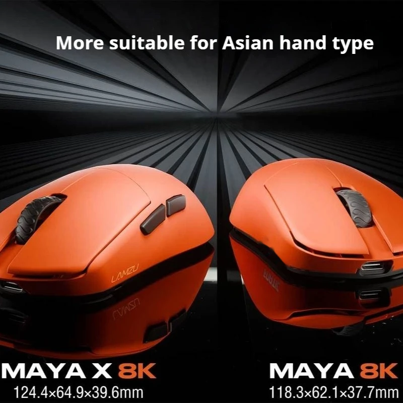 Lamzu MAYA Series Atlantis Mini MAYA X Gaming Mouse Lightweight Wireless Mouse gaming PAW3950 Ergonomics PC gifts laptop