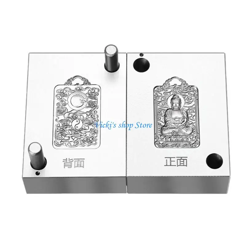 

Steel Mold for Creating Detailed Jewelry Pieces Handmade Necklace Pendant Mould