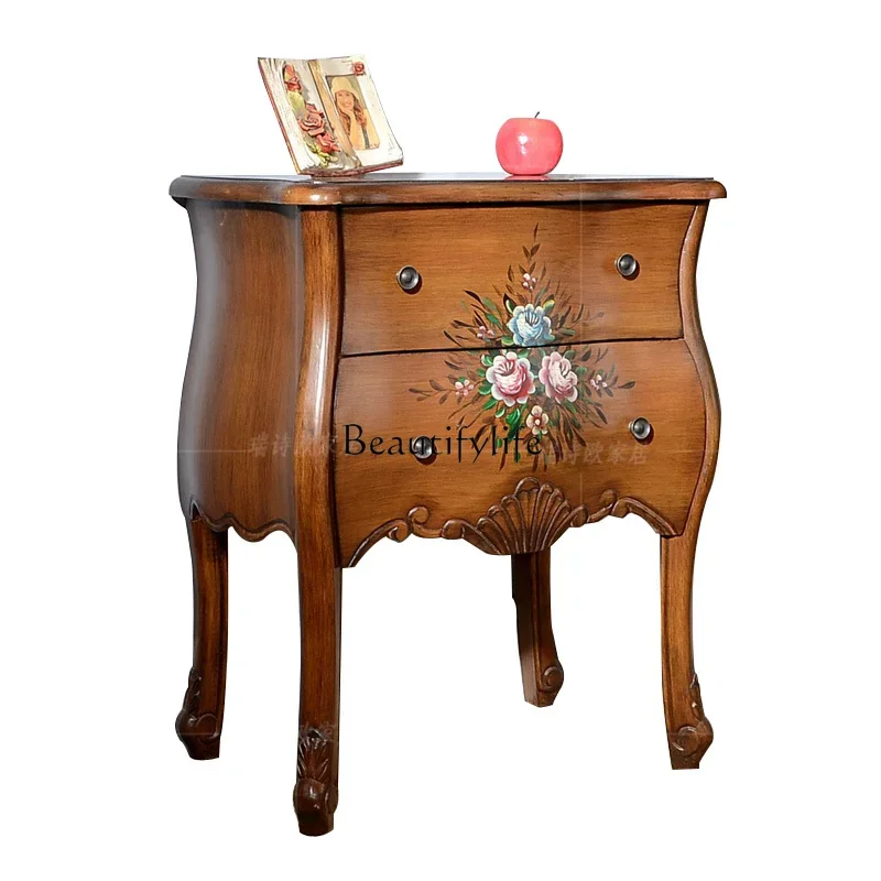 

ls 42American solid wood corner a few taels, sofa side a few living room storage cabinet