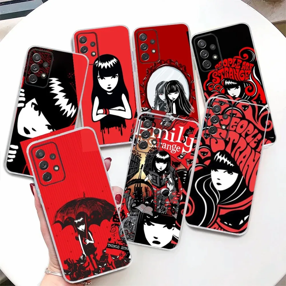 

Comics Emily The Strange Phone Case For Samsung Galaxy,A31,A33,A52,A13,A02,A53,A50,A73,A72,A40,A20,A23,A54,A14,A34 Back Cover