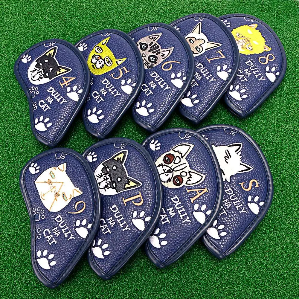 

Covers Set Embroidery Golf Training Equipment Protective Cover Golf Club Cover Head Cover Golf Iron Headcover Golf Headcovers