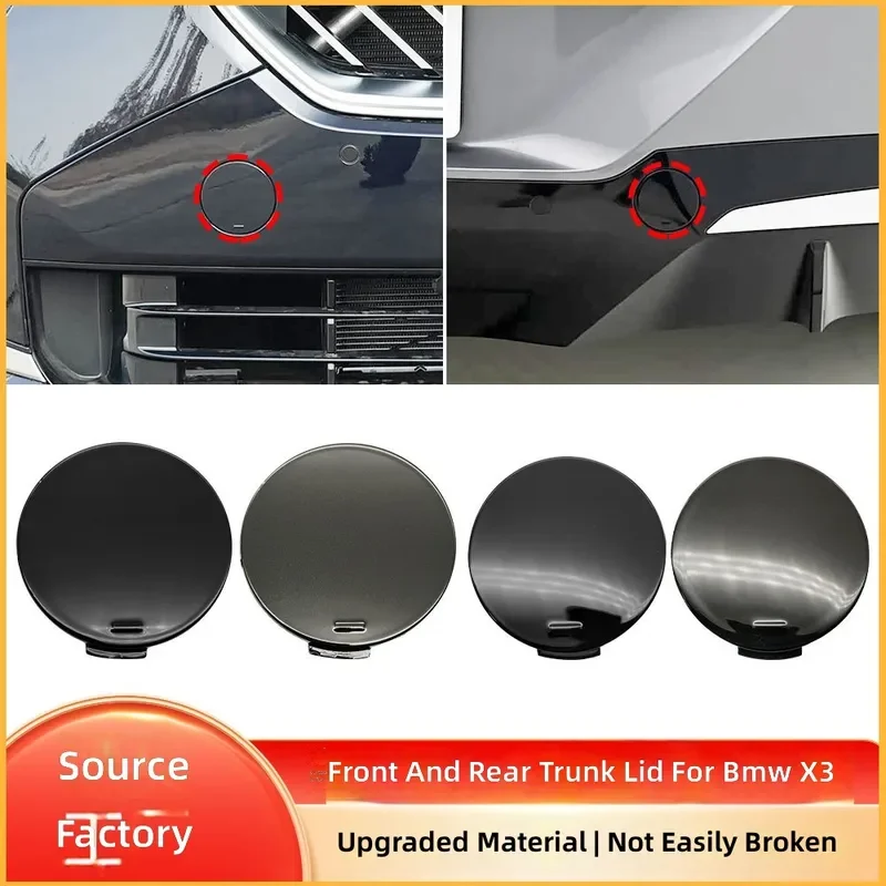 For BMW X3 G45 G48 Front Rear Bumper Tow Hook Cover Trailer Hole Cap 51118087052