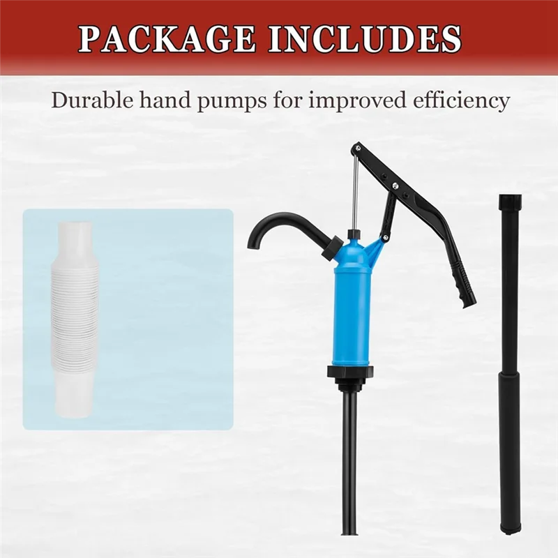 مضخة طبلة سعة 55 جالونًا، مضخة براميل الحركة الرافعة تناسب طبول 5-55 جالون، مضخة طبلة مياه/مضخة طبلة يدوية-A21R #2