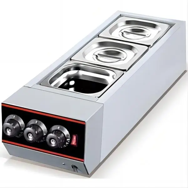 

Stainless Steel Electric 3 Pans Chocolate Stove Chocolate Melting Pot Chocolate Heater