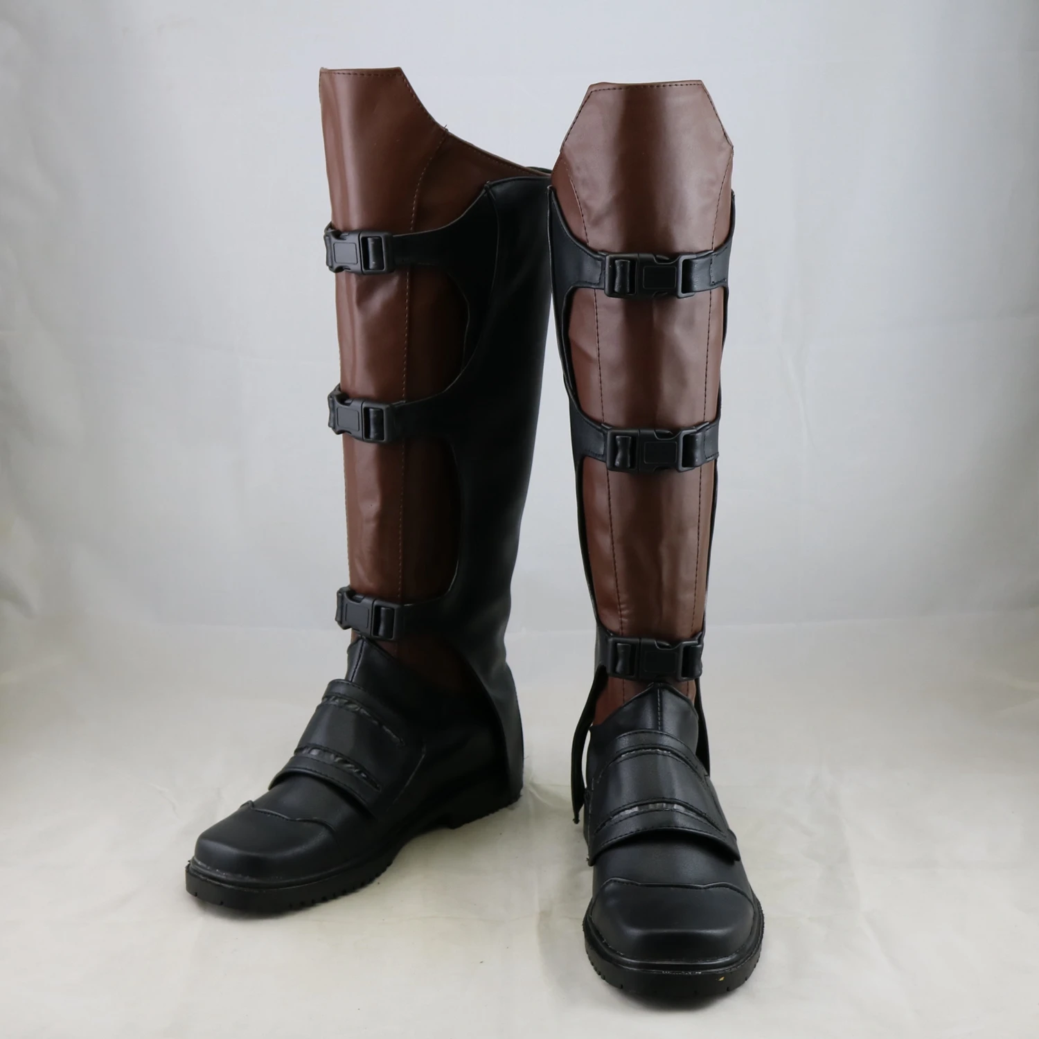 Peter Champion-Chaussures de Cosplay Quill en Cuir PU, Bottes de Carnaval d'Halloween, Accessoire sur Mesure