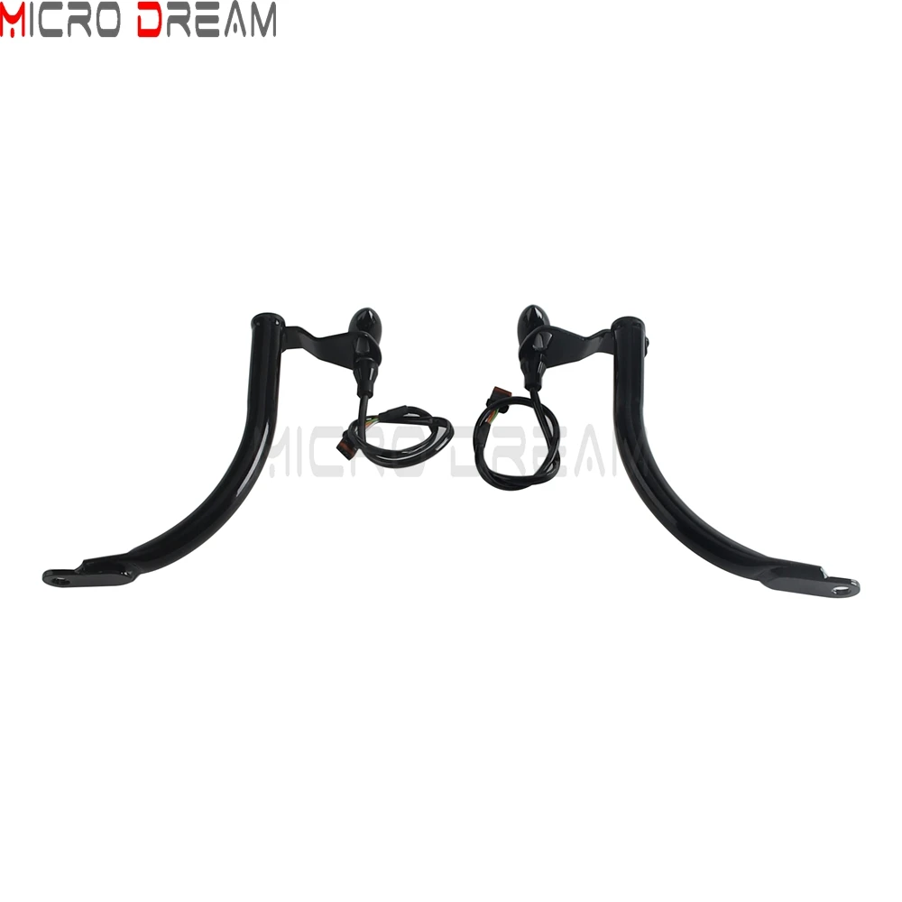 ل 2022-25 هارلي سوفتيل منخفض رايدر FXLRST FXRST 117 دراجة نارية هدية دعم بار الجبهة قوس جبل عدة ث/LED بدوره إشارات #4