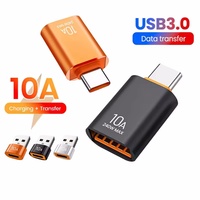 USB 3.0 10A USB A To USB C OTG Adapter Type C to USB Converter USB 3.0 Adapter For Xiaomi 12 MacBook USB To Type C OTG Connector